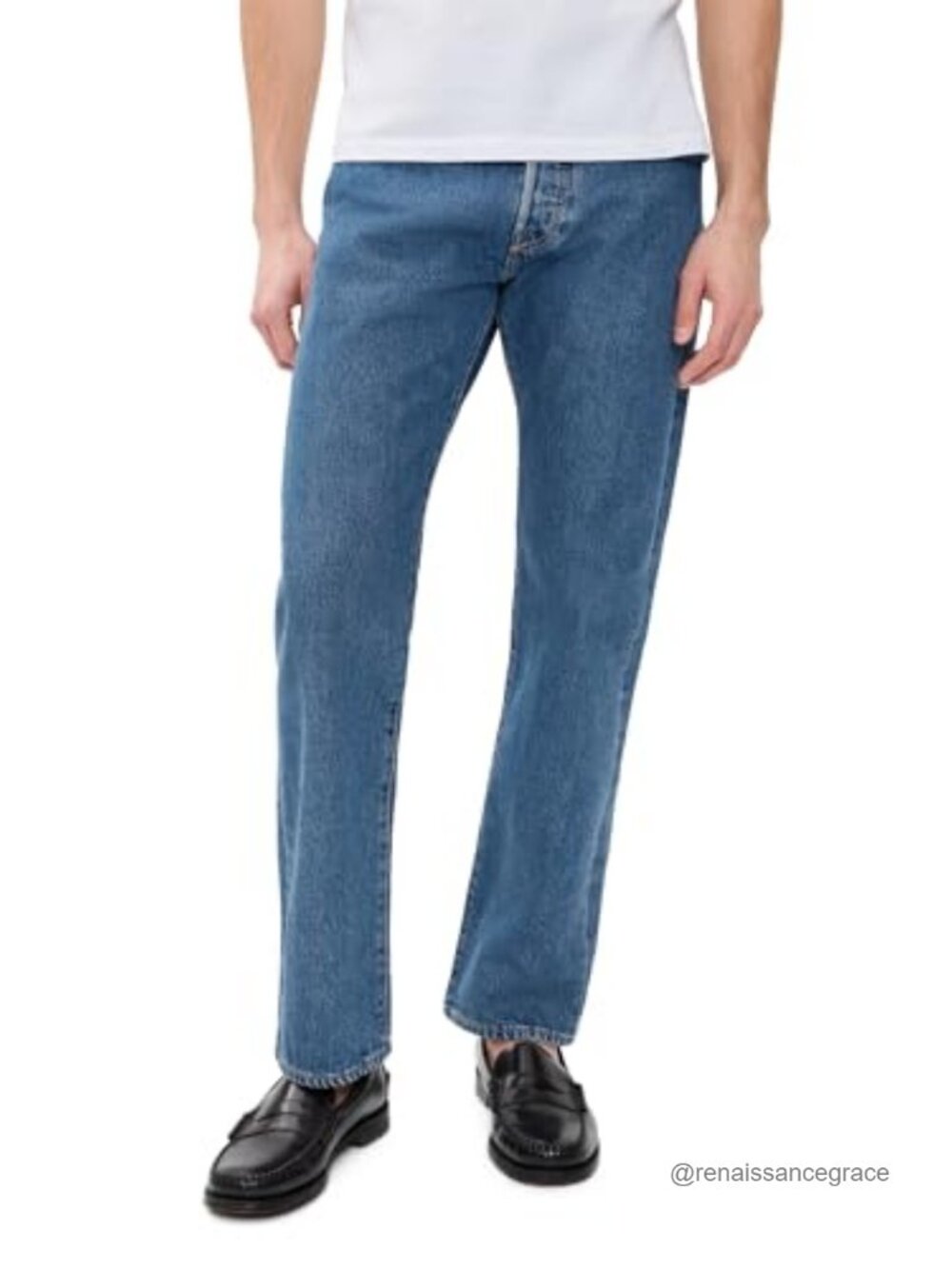 Levi's 501 Relaxed Fit Straight Leg 100% Cotton Men's Jeans 32x32